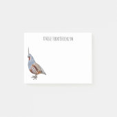 Afbeelding van de cartoon van gebergte kwartelvoge post-it® notes (Voorkant)
