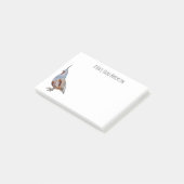 Afbeelding van de cartoon van gebergte kwartelvoge post-it® notes (Schuin)