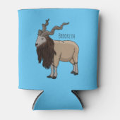 Afbeelding van de cartoon van geit van de markt blikjeskoeler (Voorkant)