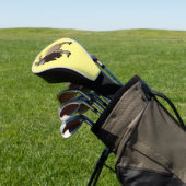 Afbeelding van de cartoon van geit van de markt golfheadcover (Insitu)