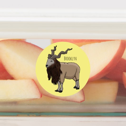 Afbeelding van de cartoon van geit van de markt labels (Aangebracht)