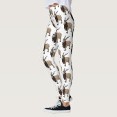 Afbeelding van de cartoon van geit van de markt leggings (Links)