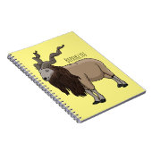 Afbeelding van de cartoon van geit van de markt notitieboek (Rechterzijde)