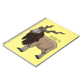 Afbeelding van de cartoon van geit van de markt notitieboek (Linkerzijde)