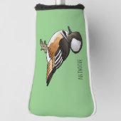 Afbeelding van de cartoon van gekookte merganser v golfheadcover (Draai 90)