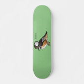 Afbeelding van de cartoon van gekookte merganser v persoonlijk skateboard (Voorkant)