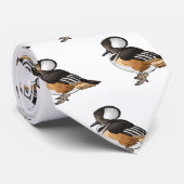 Afbeelding van de cartoon van gekookte merganser v stropdas (Opgerold)