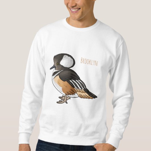 Afbeelding van de cartoon van gekookte merganser v trui (Voorkant)