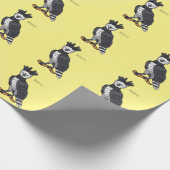 Afbeelding van de cartoon van Harpy Eagle Cadeaupapier (Hoek)