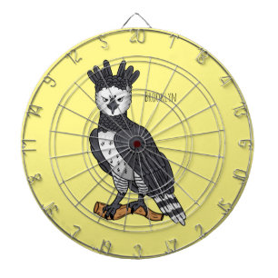 Afbeelding van de cartoon van Harpy Eagle Dartbord