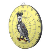 Afbeelding van de cartoon van Harpy Eagle Dartbord (Voorkant Rechts)