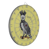 Afbeelding van de cartoon van Harpy Eagle Dartbord (Voorkant Links)