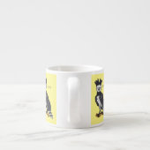 Afbeelding van de cartoon van Harpy Eagle Espresso Kop (Achterkant)