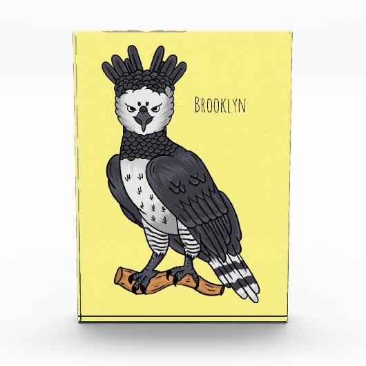 Afbeelding van de cartoon van Harpy Eagle Fotoblokken (Voorkant)