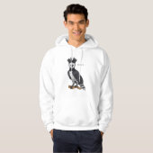 Afbeelding van de cartoon van Harpy Eagle Hoodie (Voorkant volledig)