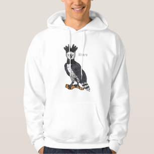Afbeelding van de cartoon van Harpy Eagle Hoodie