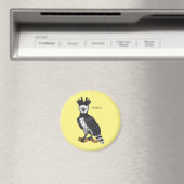 Afbeelding van de cartoon van Harpy Eagle Magneet (Insitu (Vaatwasser))
