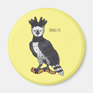 Afbeelding van de cartoon van Harpy Eagle Magneet