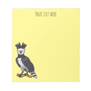 Afbeelding van de cartoon van Harpy Eagle Notitieblok
