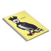 Afbeelding van de cartoon van Harpy Eagle Notitieboek (Rechterzijde)