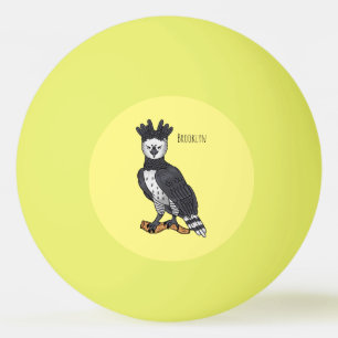 Afbeelding van de cartoon van Harpy Eagle Pingpongbal