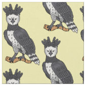 Afbeelding van de cartoon van Harpy Eagle Stof (Close Up)