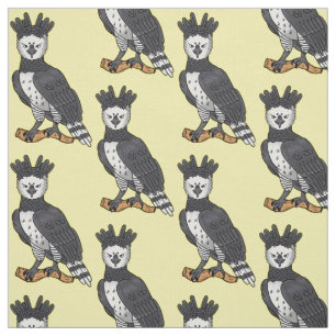 Afbeelding van de cartoon van Harpy Eagle Stof