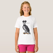 Afbeelding van de cartoon van Harpy Eagle T-shirt (Voorkant volledig)
