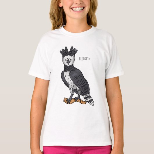 Afbeelding van de cartoon van Harpy Eagle T-shirt (Voorkant)