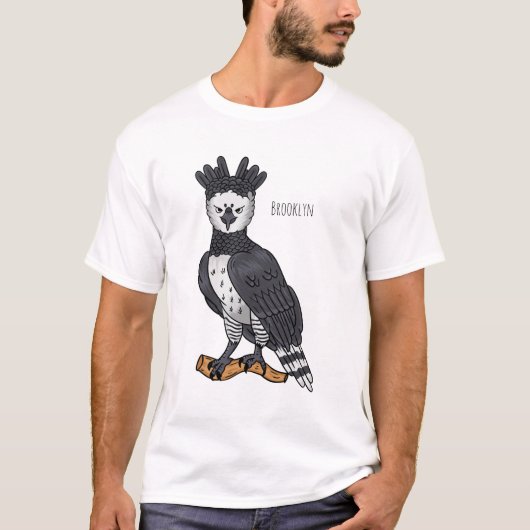 Afbeelding van de cartoon van Harpy Eagle T-shirt (Voorkant)