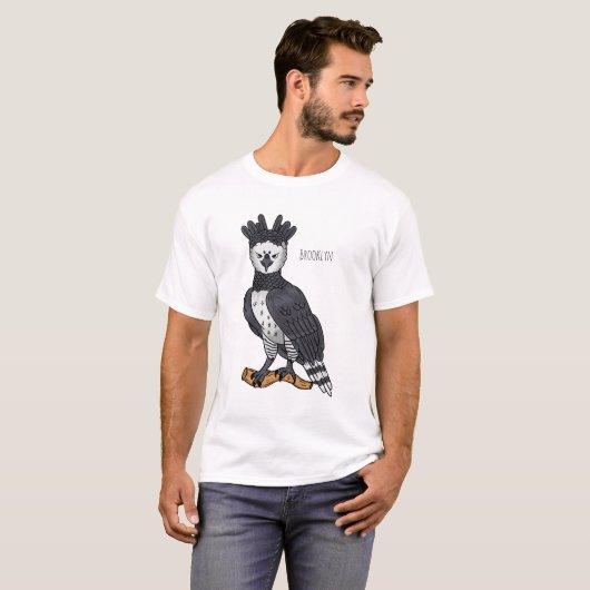 Afbeelding van de cartoon van Harpy Eagle T-shirt (Voorkant volledig)