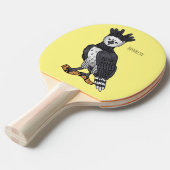 Afbeelding van de cartoon van Harpy Eagle Tafeltennisbatje (Voorkant Gekanteld)