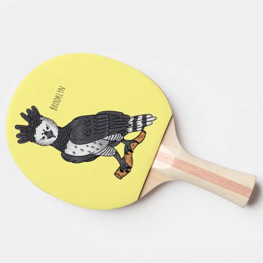 Afbeelding van de cartoon van Harpy Eagle Tafeltennisbatje (Zijkant)