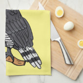 Afbeelding van de cartoon van Harpy Eagle Theedoek (Quarter Fold)