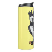 Afbeelding van de cartoon van Harpy Eagle Thermosbeker (Gedraaid links)