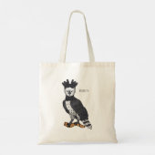 Afbeelding van de cartoon van Harpy Eagle Tote Bag (Achterkant)