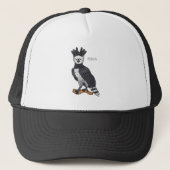 Afbeelding van de cartoon van Harpy Eagle Trucker Pet (Voorkant)