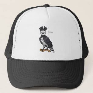 Afbeelding van de cartoon van Harpy Eagle Trucker Pet