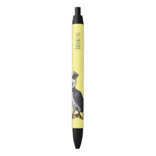 Afbeelding van de cartoon van Harpy Eagle Zwarte Inkt Pen