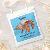 Afbeelding van de cartoon van Hermit crab Bedankzakje (Geknipt)