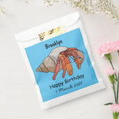 Afbeelding van de cartoon van Hermit crab Bedankzakje (Gezegeld)