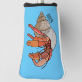 Afbeelding van de cartoon van Hermit crab Golfheadcover (Draai 90)