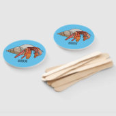 Afbeelding van de cartoon van Hermit crab Handwaaier (Niet-gemonteerd)