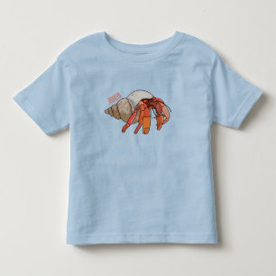 Afbeelding van de cartoon van Hermit crab Kinder Shirts