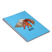 Afbeelding van de cartoon van Hermit crab Notitieboek (Rechterzijde)