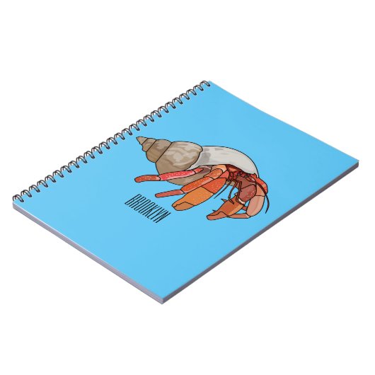 Afbeelding van de cartoon van Hermit crab Notitieboek (Linkerzijde)