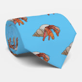 Afbeelding van de cartoon van Hermit crab Stropdas (Opgerold)