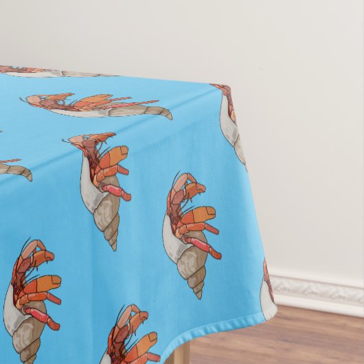 Afbeelding van de cartoon van Hermit crab Tafelkleed (Voorbeeld)