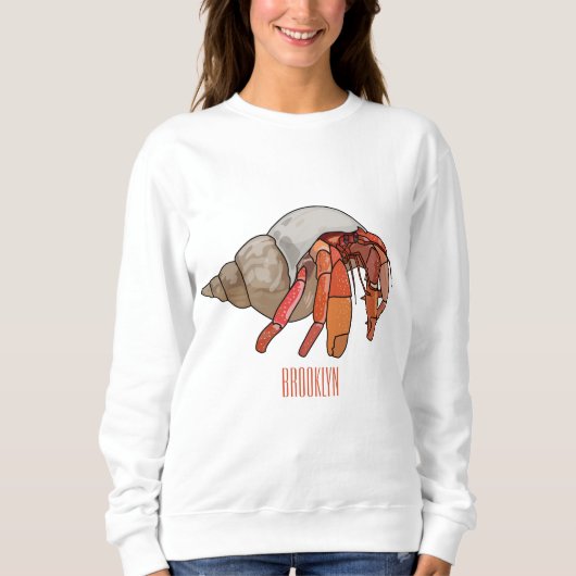 Afbeelding van de cartoon van Hermit crab Trui (Voorkant)