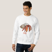 Afbeelding van de cartoon van Hermit crab Trui (Voorkant volledig)